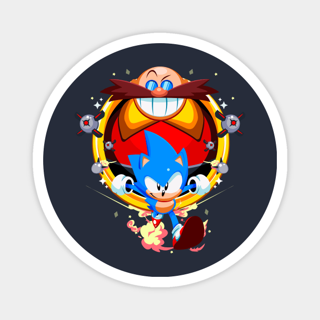 Gotta go fast Magnet by lolo_aburto